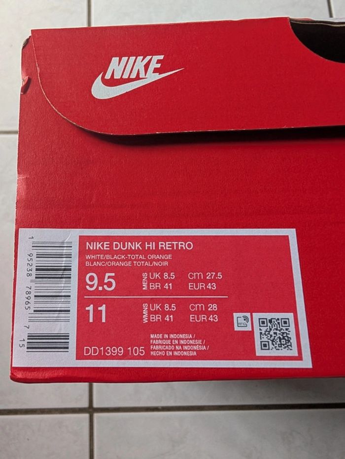 Nike dunk high retro - photo numéro 5
