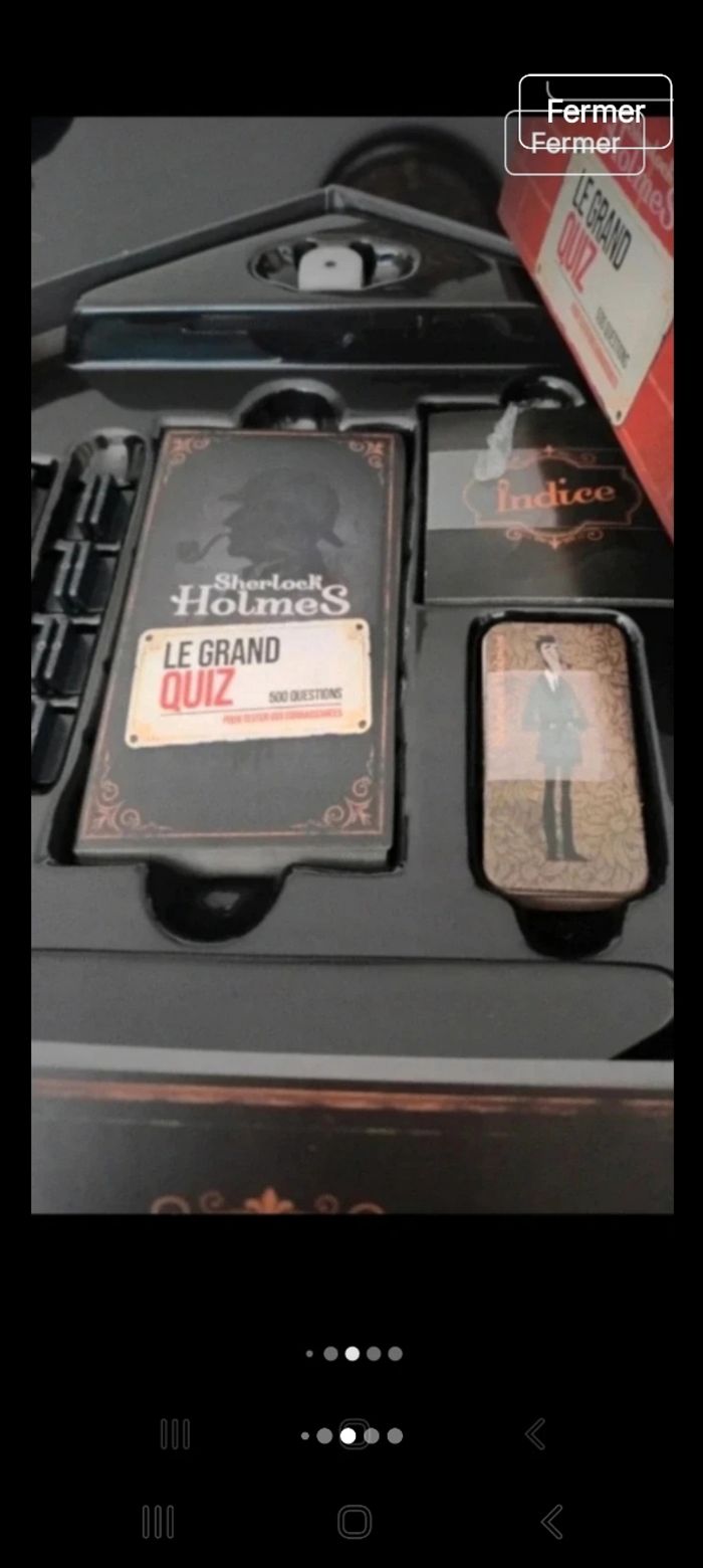 Super coffret jeu Quizz S. HOLMES État neuf - photo numéro 3