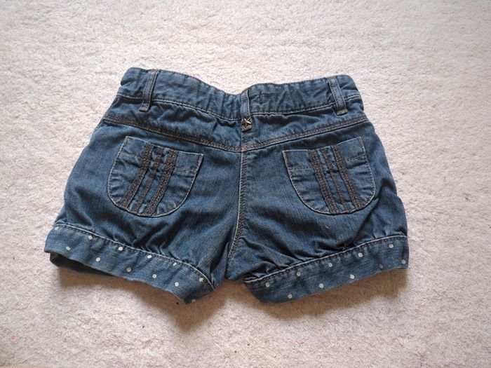 Short jean pois Vertbaudet 4 ans - photo numéro 2