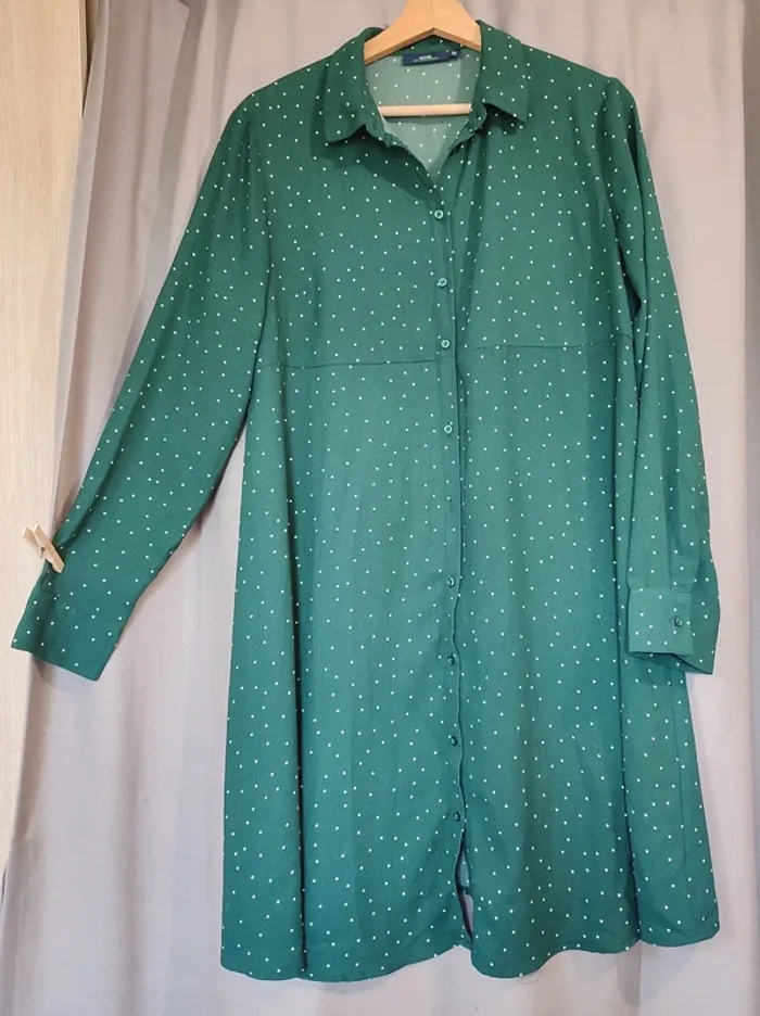 Robe chemise verte 🌿 - photo numéro 3