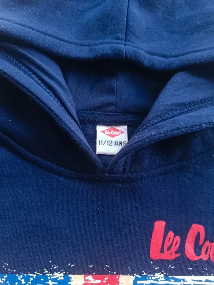 Sweat à capuche garçon Lee Cooper - photo numéro 3