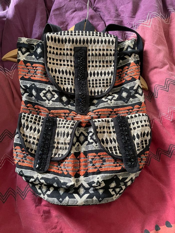 Sac à dos orange - photo numéro 4