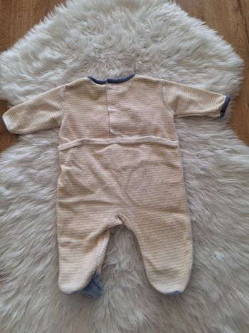 Pyjama velours 1 pièce Winnie l'Ourson 3 mois