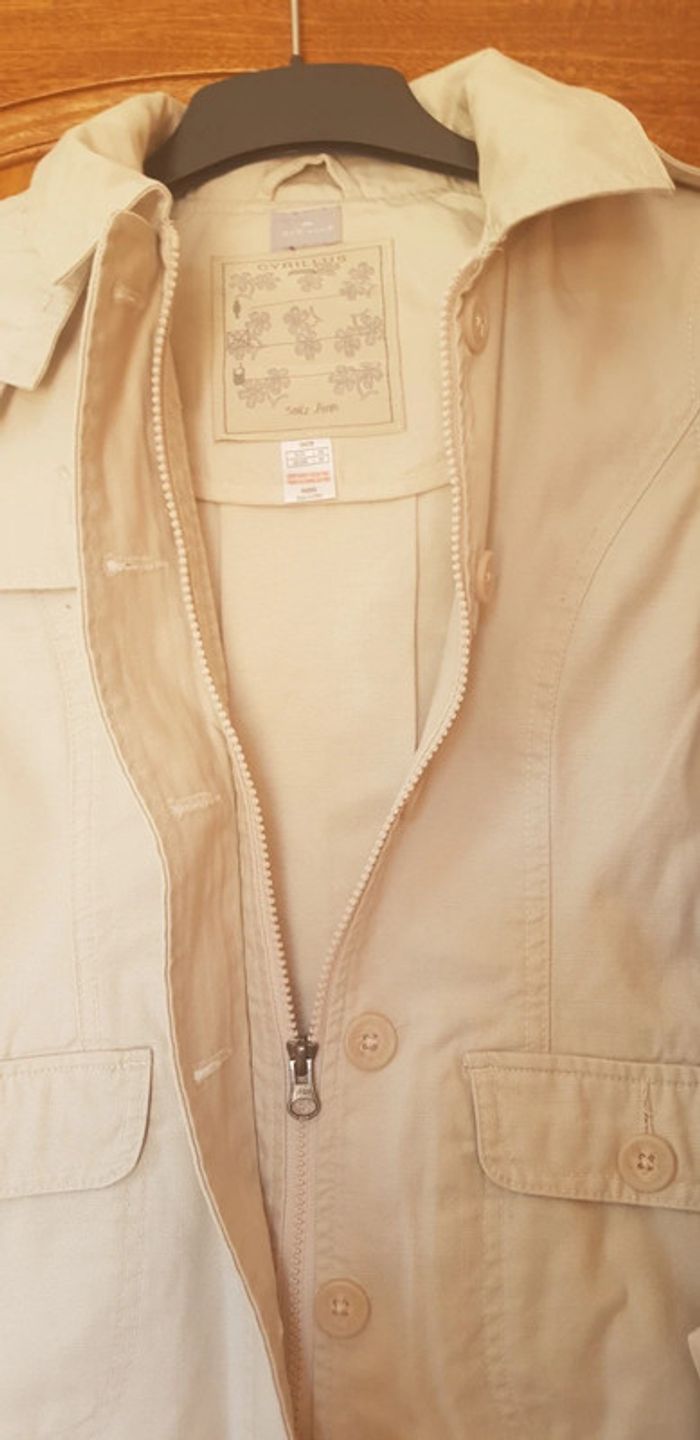 Cyrillus Veste/blazer droite beige t.10ans - photo numéro 3