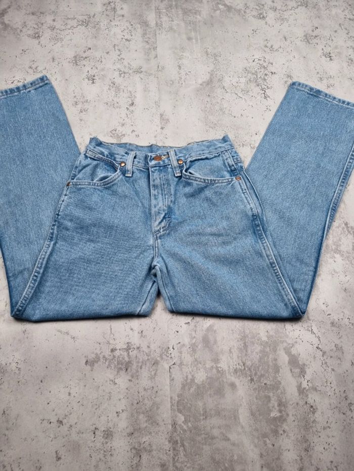 Jean Wrangler Homme bleu clair Taille 28x30 (mesures en photos) - photo numéro 2