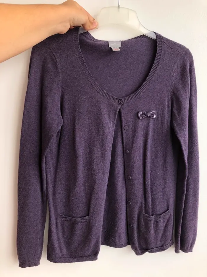 Gilet violet cyrillus