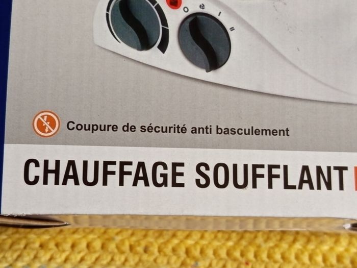 Chauffage/Radiateur Soufflant 1000-2000W - Neuf - photo numéro 2