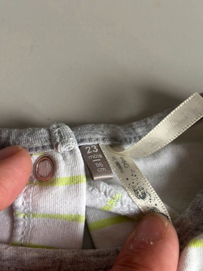 Lot de 3 combinaisons short 24 mois 2 ans - photo numéro 6