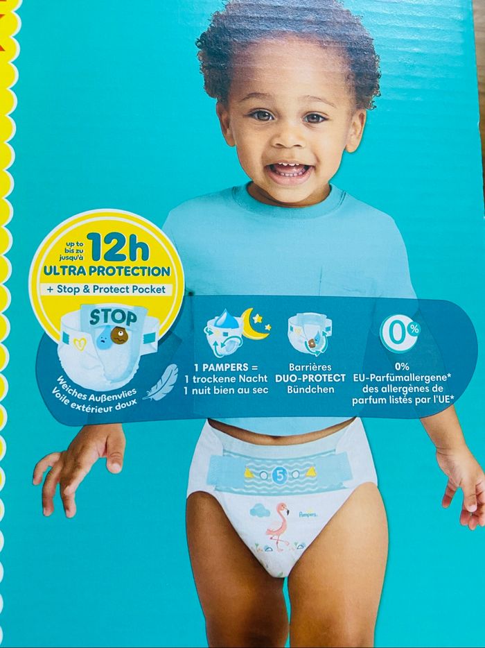 2 Maxi Packs couches Pampers Baby Dry taille 5 - photo numéro 3
