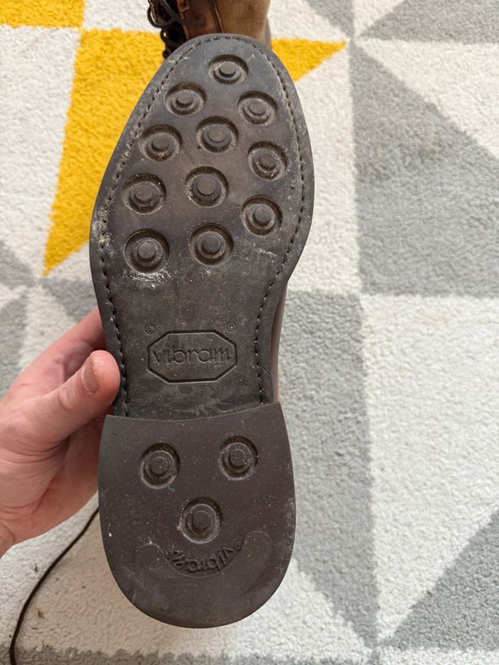Bottes en cuir marron avec intérieur polaire Finsbury Taille 41 - photo numéro 4