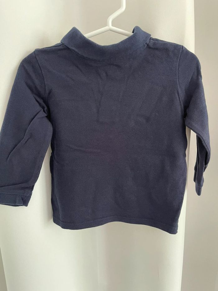 Polo manches longues enfant 18 mois - photo numéro 2