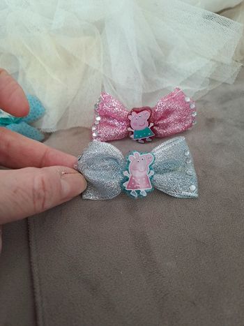 Lot de 2 pinces barrettes Peppa Pig
