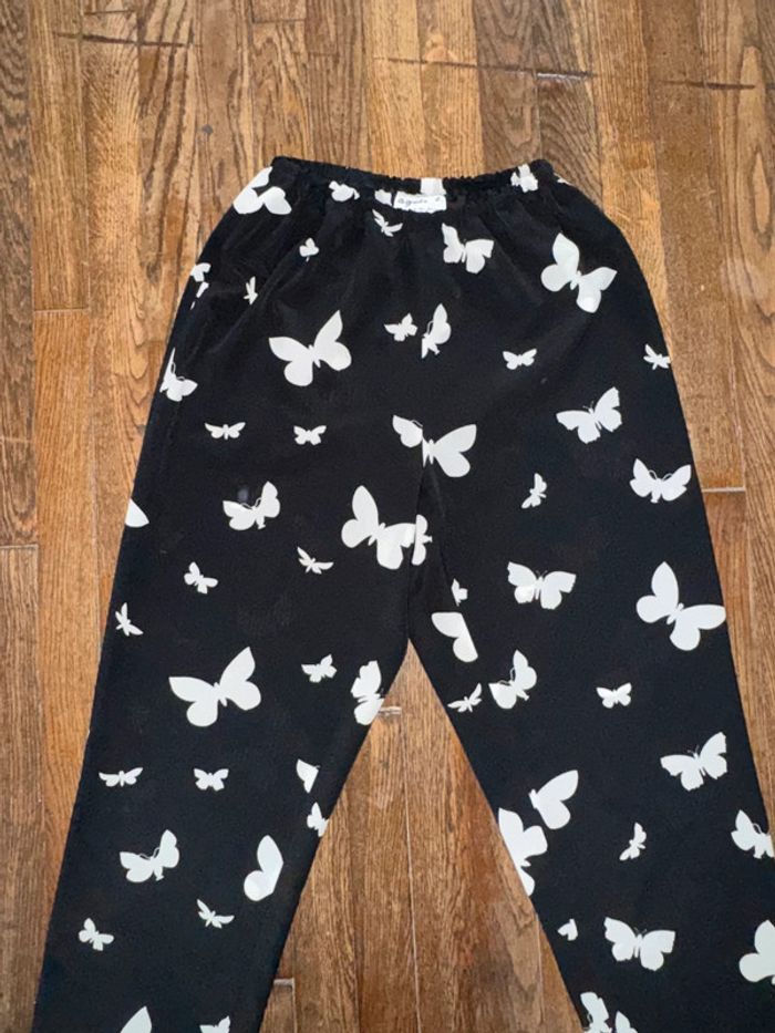 Pantalon fluide Agnès B Taille 1 Taille élastique - photo numéro 2