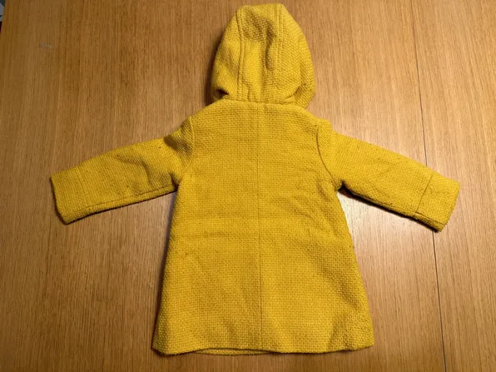 Veste moutarde à capuche - photo numéro 3