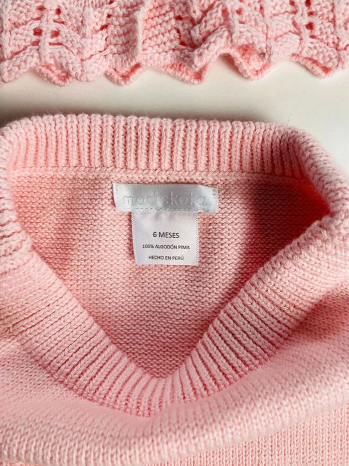 Ensemble fille 2 pièces 6 mois morisketa 100 % coton - photo numéro 7