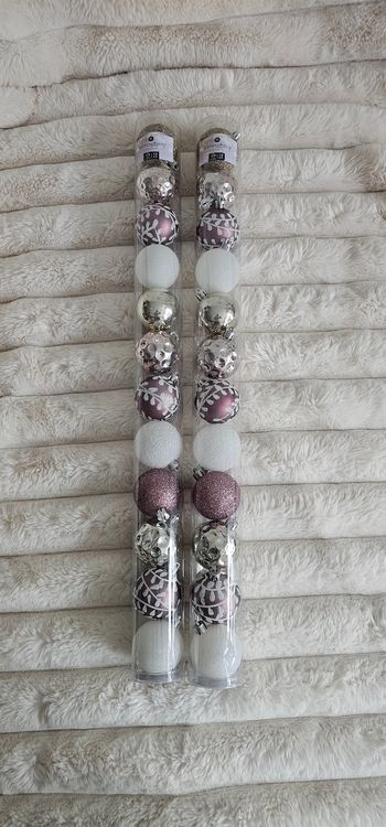 Lot de 24 boules de Noël 🎄 Atmosphèra Neufs.