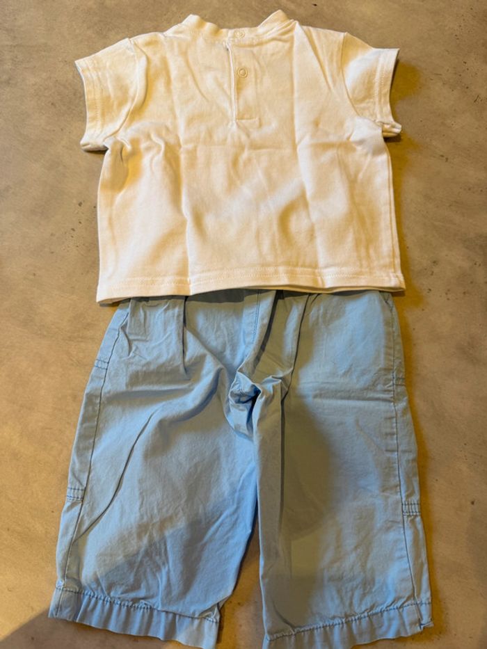 Ensemble t-shirt et pantalon bébé Winnie l’ourson Disney 3/6 mois - photo numéro 2