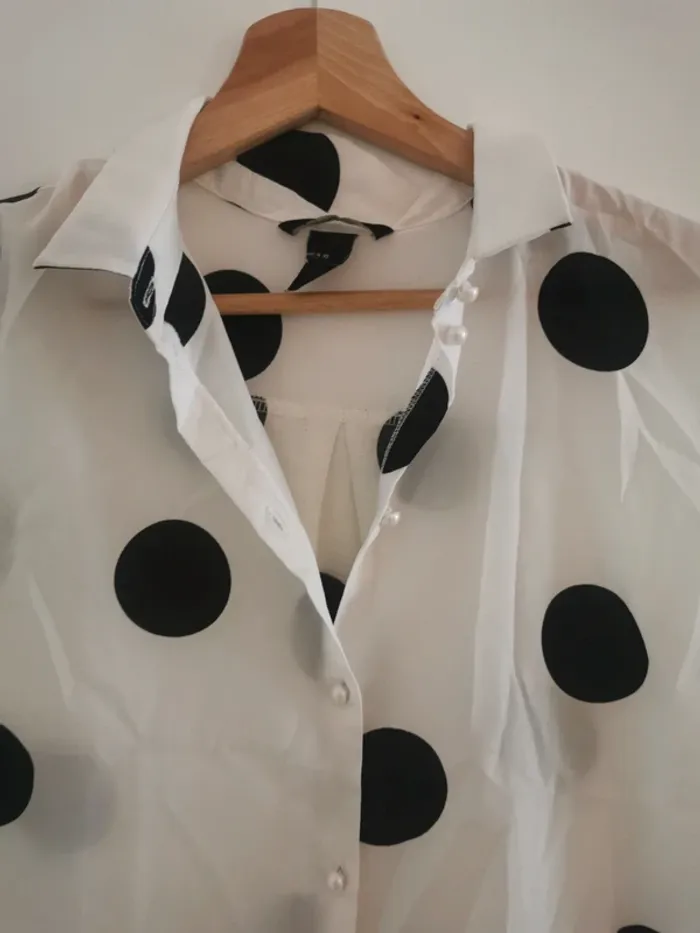 Blouse gros pois - photo numéro 2