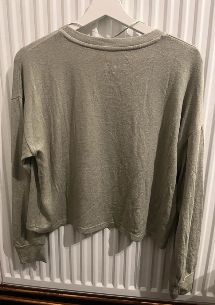 Pull kaki de pyjama court - photo numéro 2