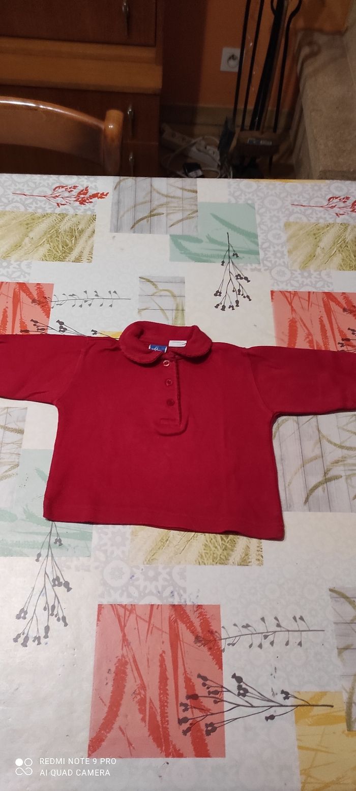 Polo bébé fille bout' chou 6 mois - photo numéro 2