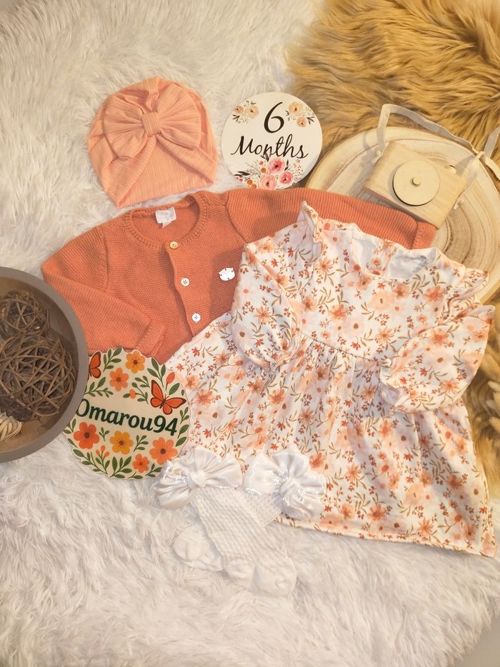 Ensemble complet 4 pièces sergent major fille 6 mois 🎀 - photo numéro 4