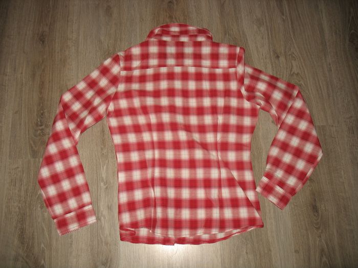 CHEMISIER ML CARREAUX ROUGE ET BLANC "CACHE CACHE" - TAILLE 1 - n°01 - photo numéro 4