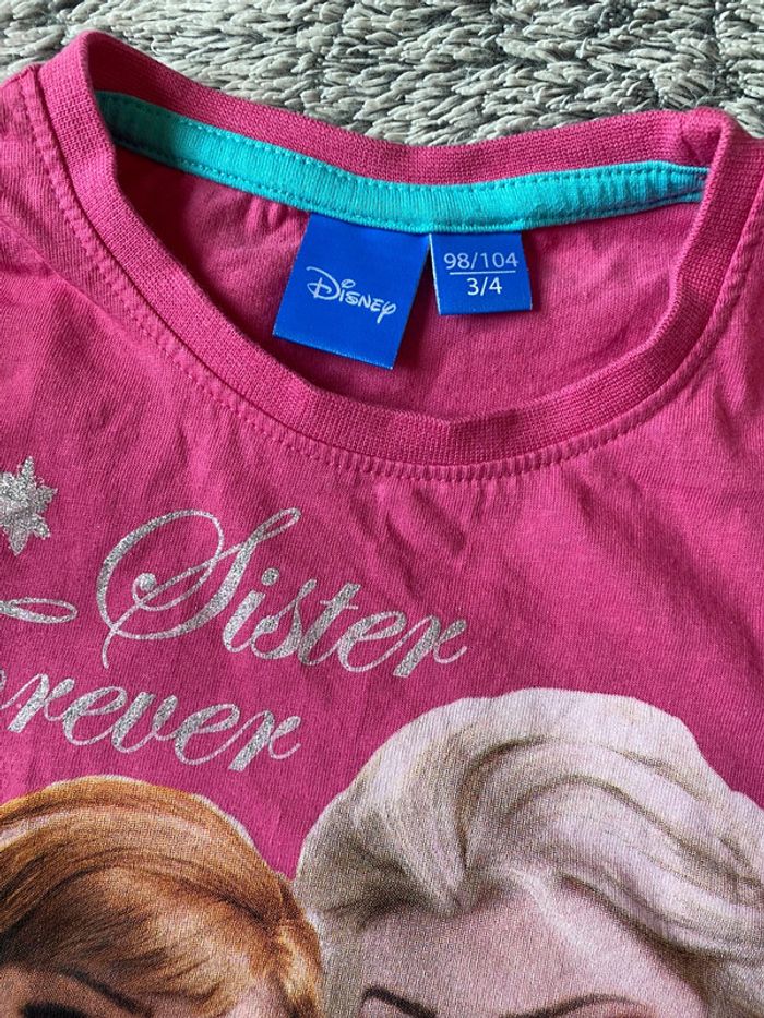 Teeshirt manches longues Disney Reine des neiges - taille 3 / 4 ans - photo numéro 3