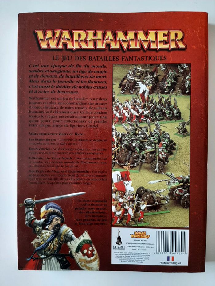 Livre Warhammer: règles du jeu des batailles fantastiques - collector 2002 - photo numéro 2