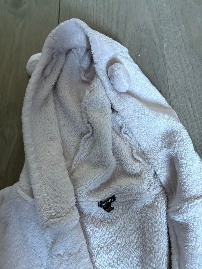 Peignoir chaud avec capuche