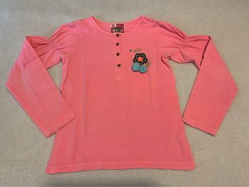 T-shirt rose à manches longues - DPAM - 8 ans 126 cm
