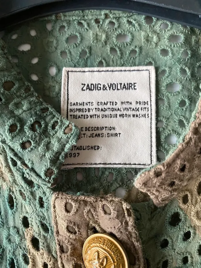 Magnifique robe camouflage zadig et voltaire - photo numéro 4
