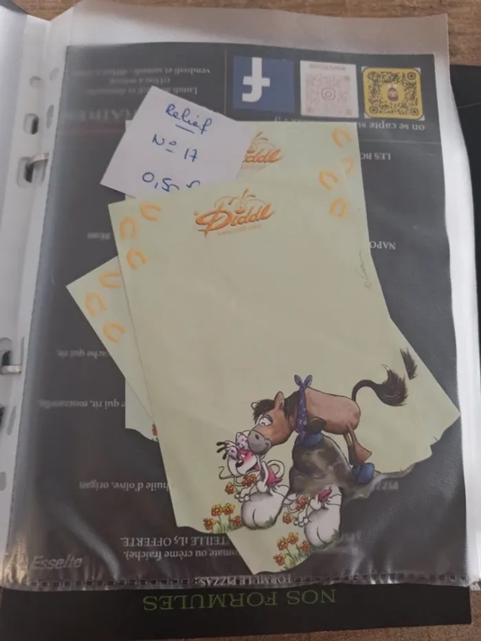 Feuille Diddl relief 17 0,50€