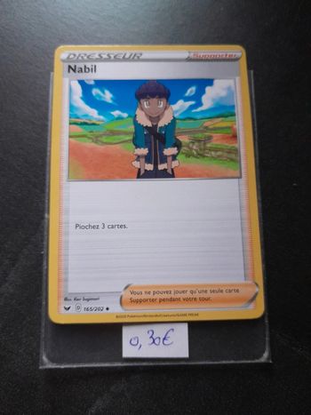 Carte Pokémon Nabil 165/202