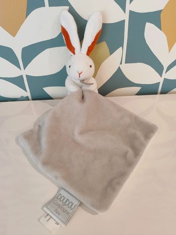 Doudou lapin mouchoir doudou et compagnie