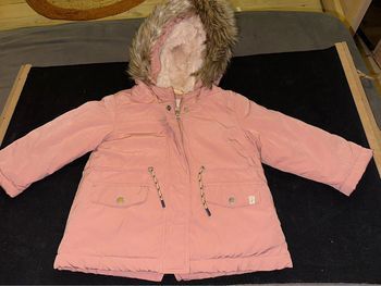Doudoune fille rose