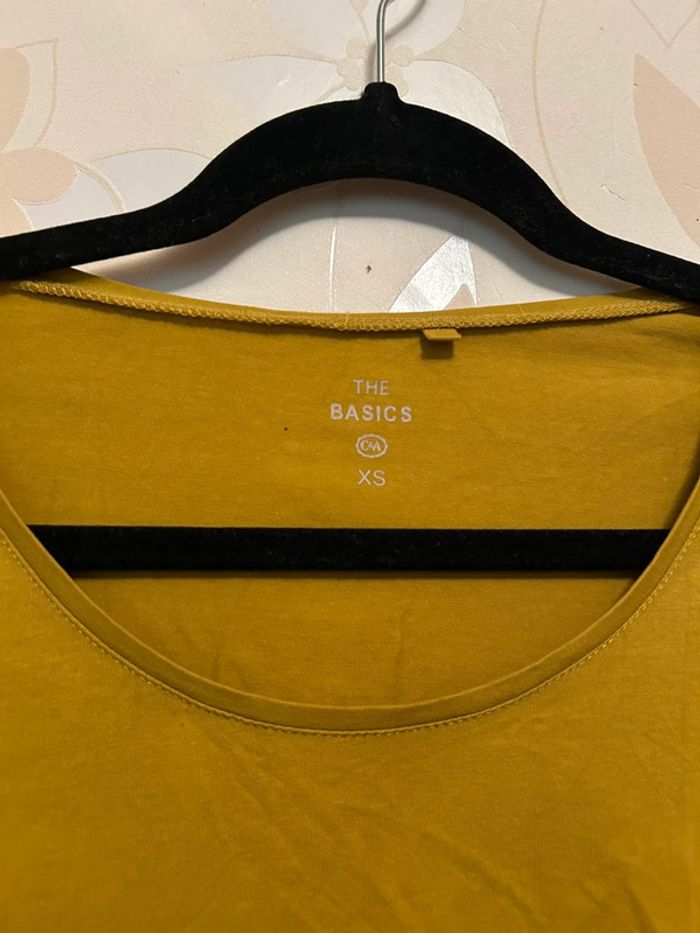 T-shirt jaune moutarde - photo numéro 2