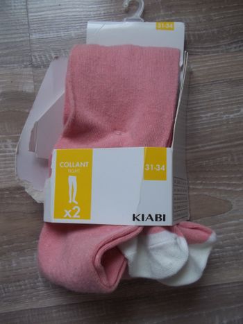 Collant neuf rose Kiabi 31/34
