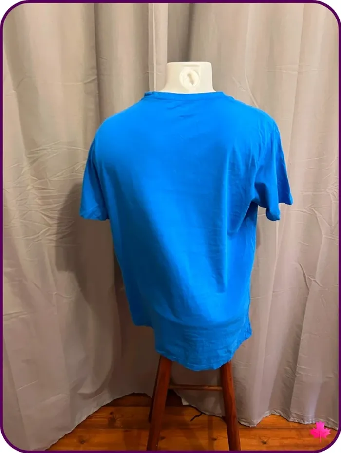 T-shirt Tex homme bleu - "Lee's Diner" - Taille M - photo numéro 4
