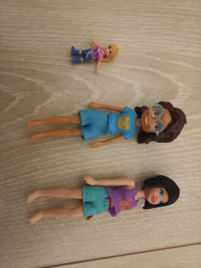 Lot de polly pocket + van + fabrique à gommes en bon état - photo numéro 5