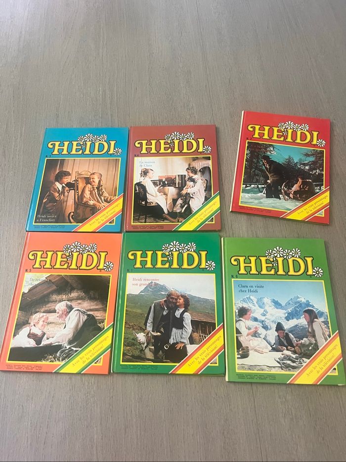 6 livres Heidi