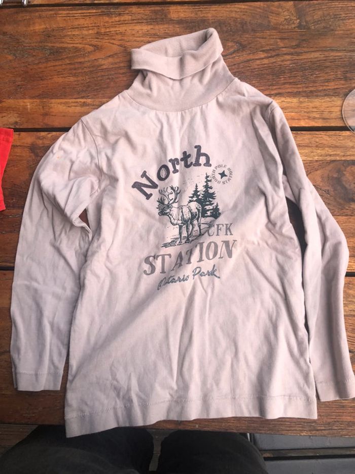 Tee shirt col roulé 6!ans - photo numéro 2