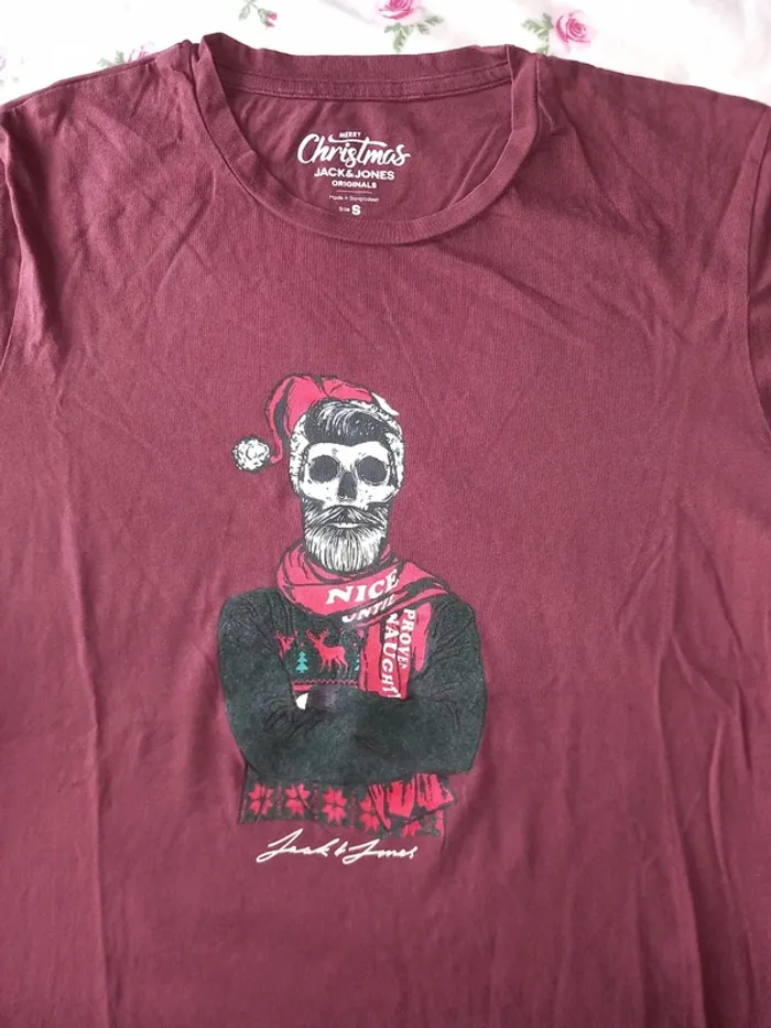T-shirt skulls noel jack & jones