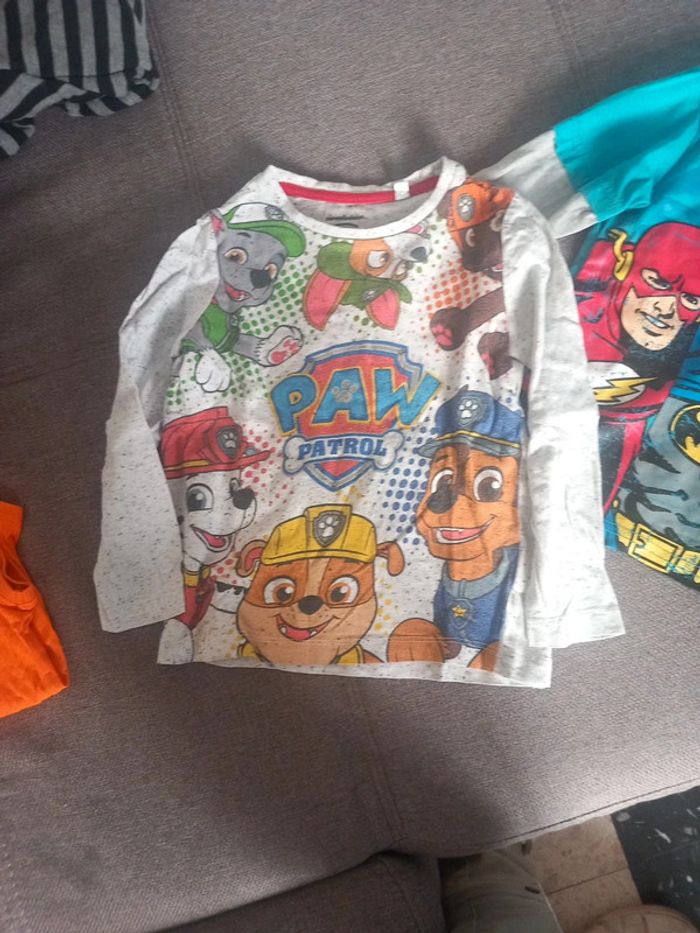 2 t shirt manche longue nickelodeon 4 ans - photo numéro 2