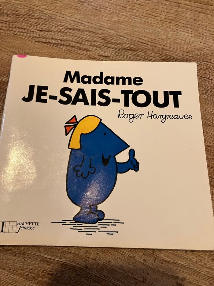 Livre madame je-sais-tout