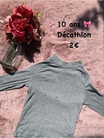 T-shirt 🎀 10 ans 🎀 Décathlon