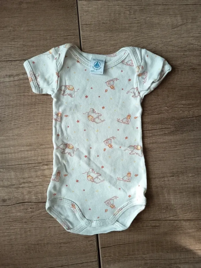 Lot bodies Petit bateau 3 mois - photo numéro 3