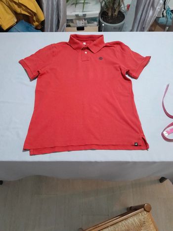 Polo nike rouge L brodé