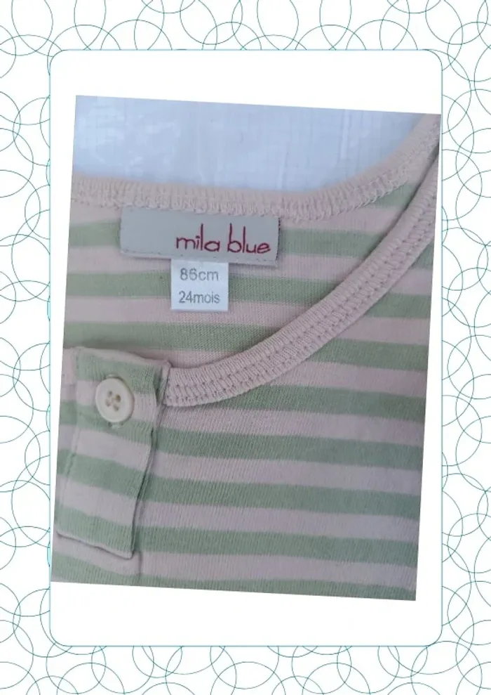 Tee shirt 24 mois Mila blue - photo numéro 2