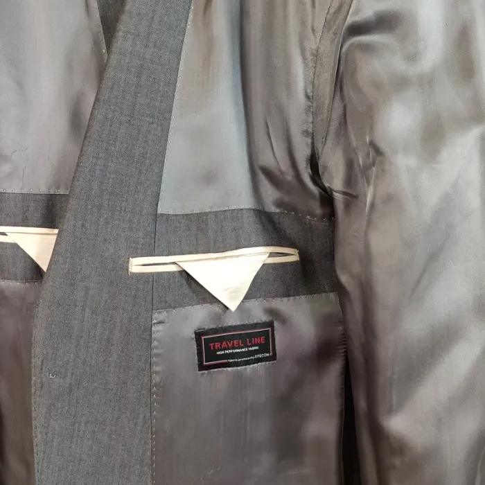 Veste de costume grise Travel Line - Taille 50 A495 - photo numéro 18