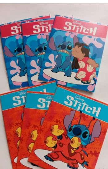 6 minis coloriages stitch à distribuer pour anniversaire 